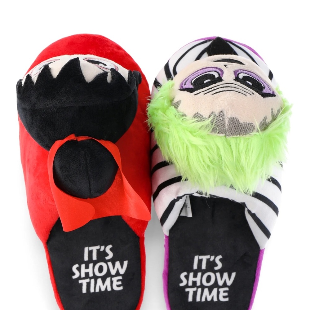 Beetlejuice IT’S SHOW TIME Slippers